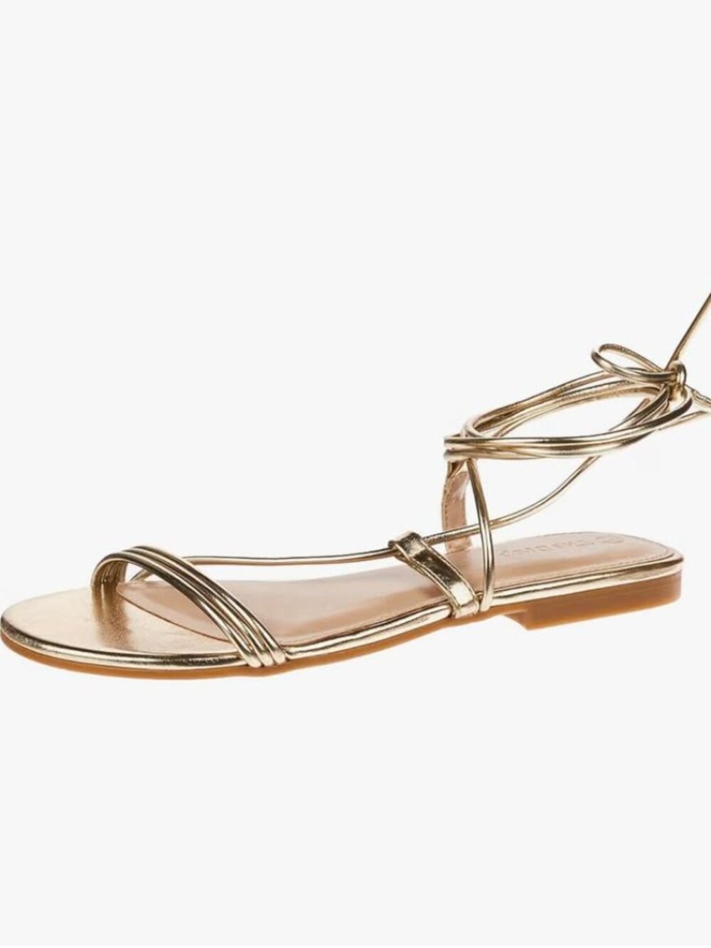 The Drop Gold Sandals Size 6